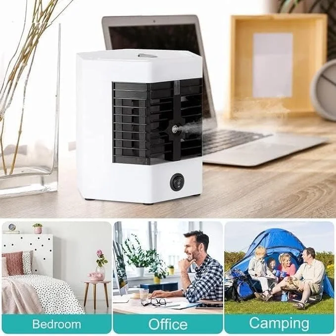 Mini Air Conditioner artic Cooler | USB Personal Cooler| 3 Time | 3 Wind Speeds| Spray Modes for Office image 2