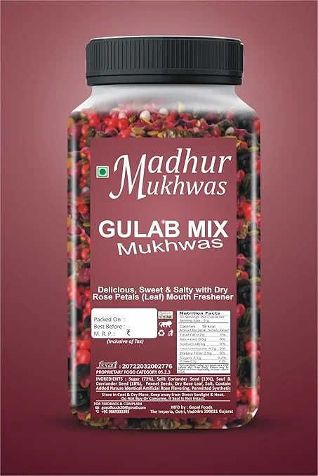 Double Roasted Kathiyawadi Saunf & Gulab Mix Mouth Freshener Combo image 5