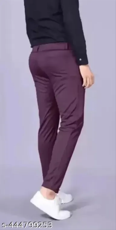 Premium Lycra Stylish Men Track Pant  thumbnail 1