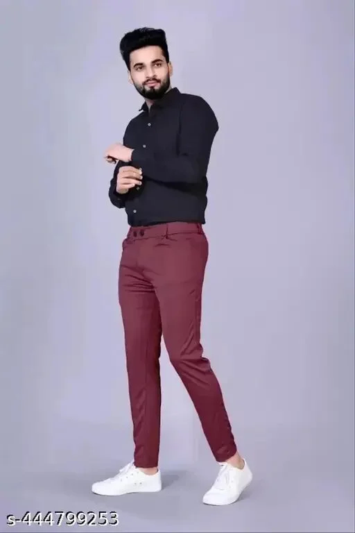 Premium Lycra Stylish Men Track Pant  image 3