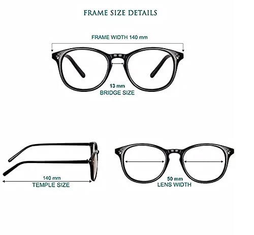 CREEK Unisex Blue Light Blocking Round Glasses Combo Pack of 2 image 6