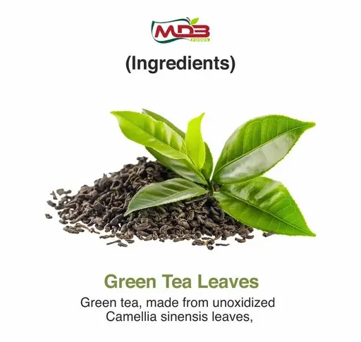 Premium Natural Green Tea – 100% Pure Herbal Loose Leaf Tea for Stress Relief, Heart Health & Detox – No GMO, Caffeine-Free (100g ) image 4
