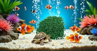 Gold Tokyo Turtle Sticks 1kg Pouch  his high-quality turtle food is enriched with essential proteins, vitamins, and minerals to promote growth and maintain healthy conditions for your Turtle. thumbnail 3