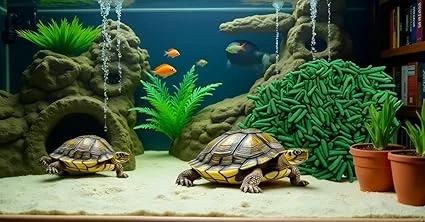 Gold Tokyo Turtle Sticks 1kg Pouch his high-quality turtle food is enriched with essential proteins, vitamins, and minerals to promote growth and maintain healthy conditions for your Turtle. image 5
