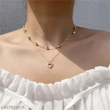 Boho Layered Star Moon Choker Necklace Chain thumbnail 0
