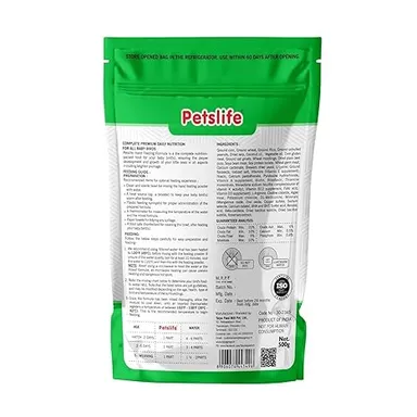 Petslife Hand Feeding Formula 500g – Complete Nutrition for Baby Birds with DHA Omega-3 thumbnail 2