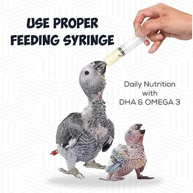 Petslife Hand Feeding Formula 500g – Complete Nutrition for Baby Birds with DHA Omega-3 thumbnail 3