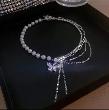 KALAM Butterfly Necklace for Women thumbnail 0