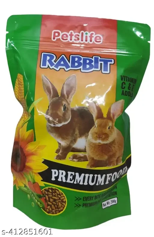 Premium Rabbit Food 400gm - Vitamin C & E Added | Healthy Digestive image 1