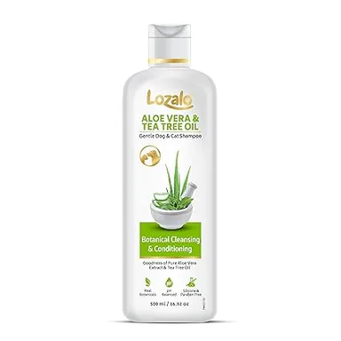 Lozalo Cat Shampoo 500ml – Gentle Conditioning with Calendula & Aloe Vera for Sensitive Skin thumbnail 1