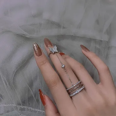 Butterfly Statement Ring for Women  thumbnail 2