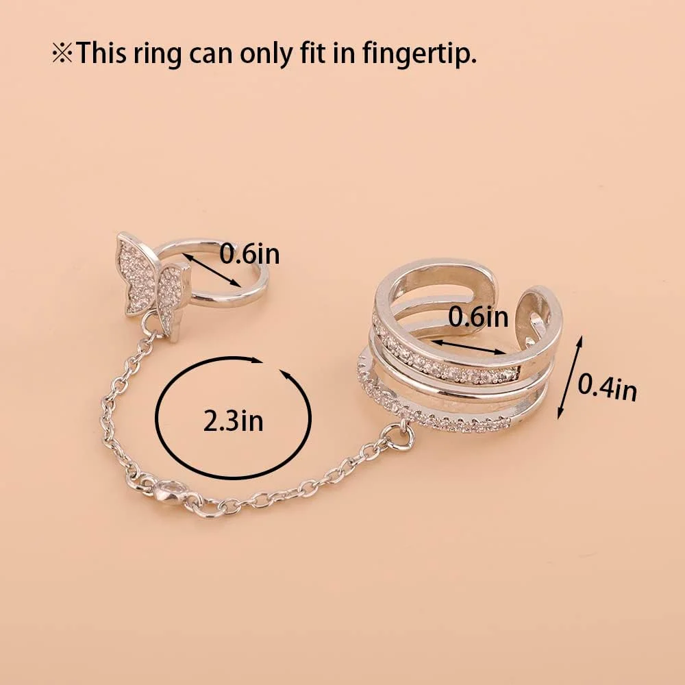 Butterfly Statement Ring for Women image 4