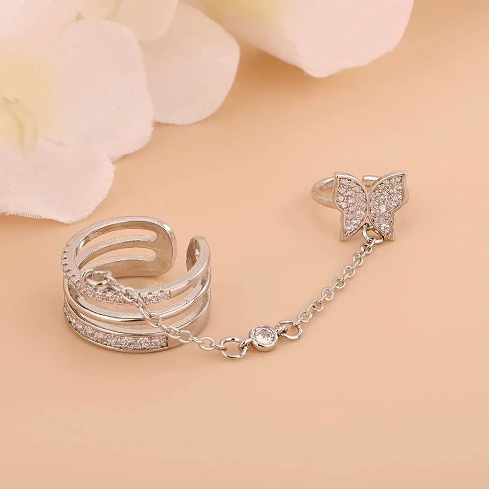 Butterfly Statement Ring for Women image 5