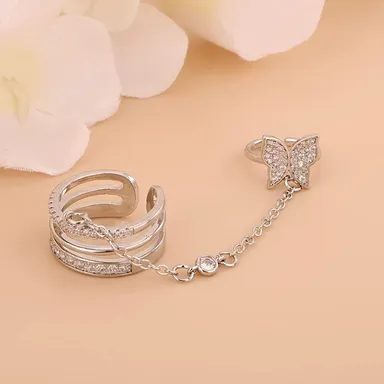 Butterfly Statement Ring for Women  thumbnail 4