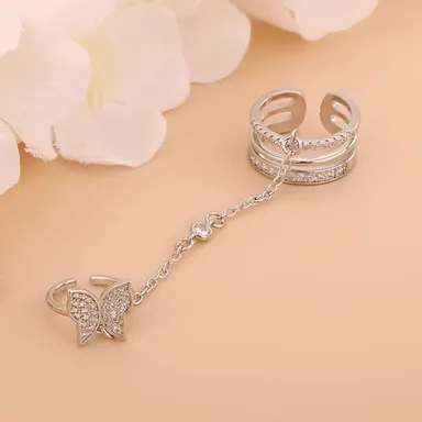 Butterfly Statement Ring for Women  thumbnail 5