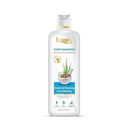 Lozalo Puppy Shampoo 250ml – Gentle Conditioning Shampoo with Aloe Vera & Soapberry Extracts image 2