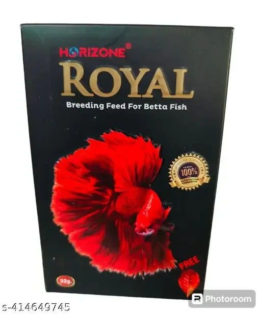 Royal Betta Fish Food 22gm – Premium, Scientifically Formulated for Growth, Color Enhancement & Optimal Water Stability image 1