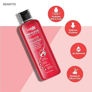 Lozalo Privilege Shampoo Eternal Hydrating with Hyaluronic Acid 250ml thumbnail 3