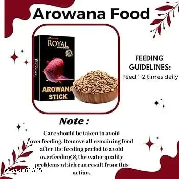 Royal Arowana Fish Food 100gm - Premium Arowana Fish Food for Growth and Color Enhancement image 4
