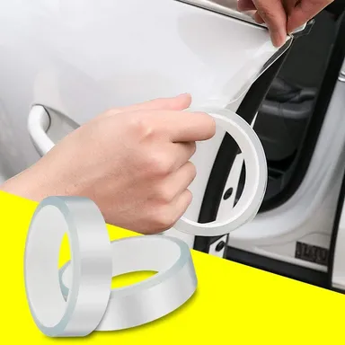 CarFrill QBUC Transparent Car Door Edge Guard  Universal Sill Protector Trim Edge Guard Protection Film, Anti-Collision  0.8in16ft (2cm5m) for Most Cars thumbnail 0