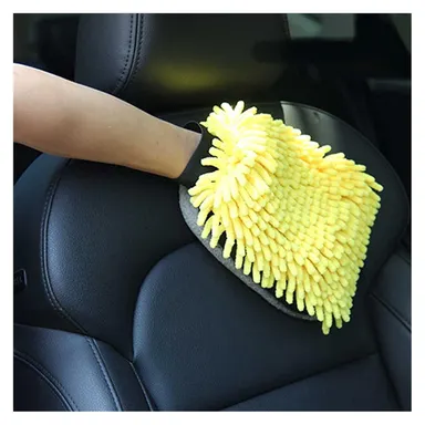 Car Wash Glove Coral Mitt  Anti-Scratch Microfiber Chenille Cleaning Glove for Car Detailing  2 in 1 Dual-Sided Wash & Wax Glove thumbnail 1