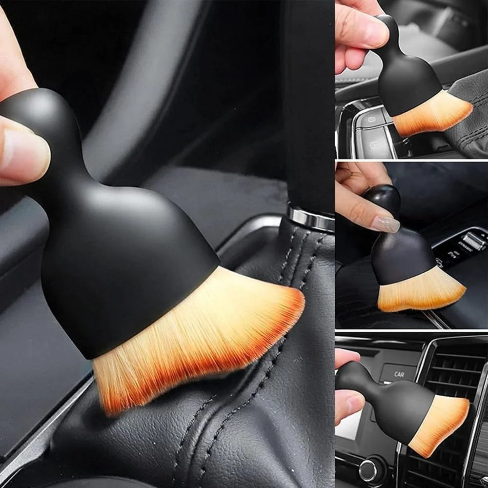 Car Interior Cleaner Brush - AstonAndia Soft Cleaning Brush for Car Detailing, Dashboard & Interior Multipurpose Car Brush Tool image 5