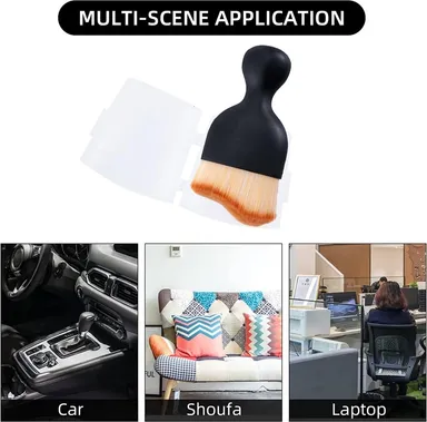 Car Interior Cleaner Brush - AstonAndia Soft Cleaning Brush for Car Detailing, Dashboard & Interior Multipurpose Car Brush Tool thumbnail 6