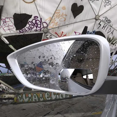 CarFrill Blind Spot Mirror | Rectangle HD Glass Convex Rear View Mirror with Strengthened Adhesive for Car, Truck & Van | Pack of 2  thumbnail 4