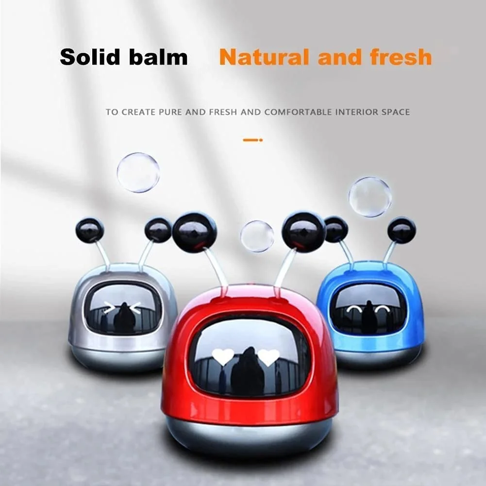 CarFrill Robot Car Dashboard Diffuser | Multi-color Air Freshener & Interior Decoration Accessory for Car, Bedroom, Living Room, Office | Aromatherapy Diffuser Ornament image 2