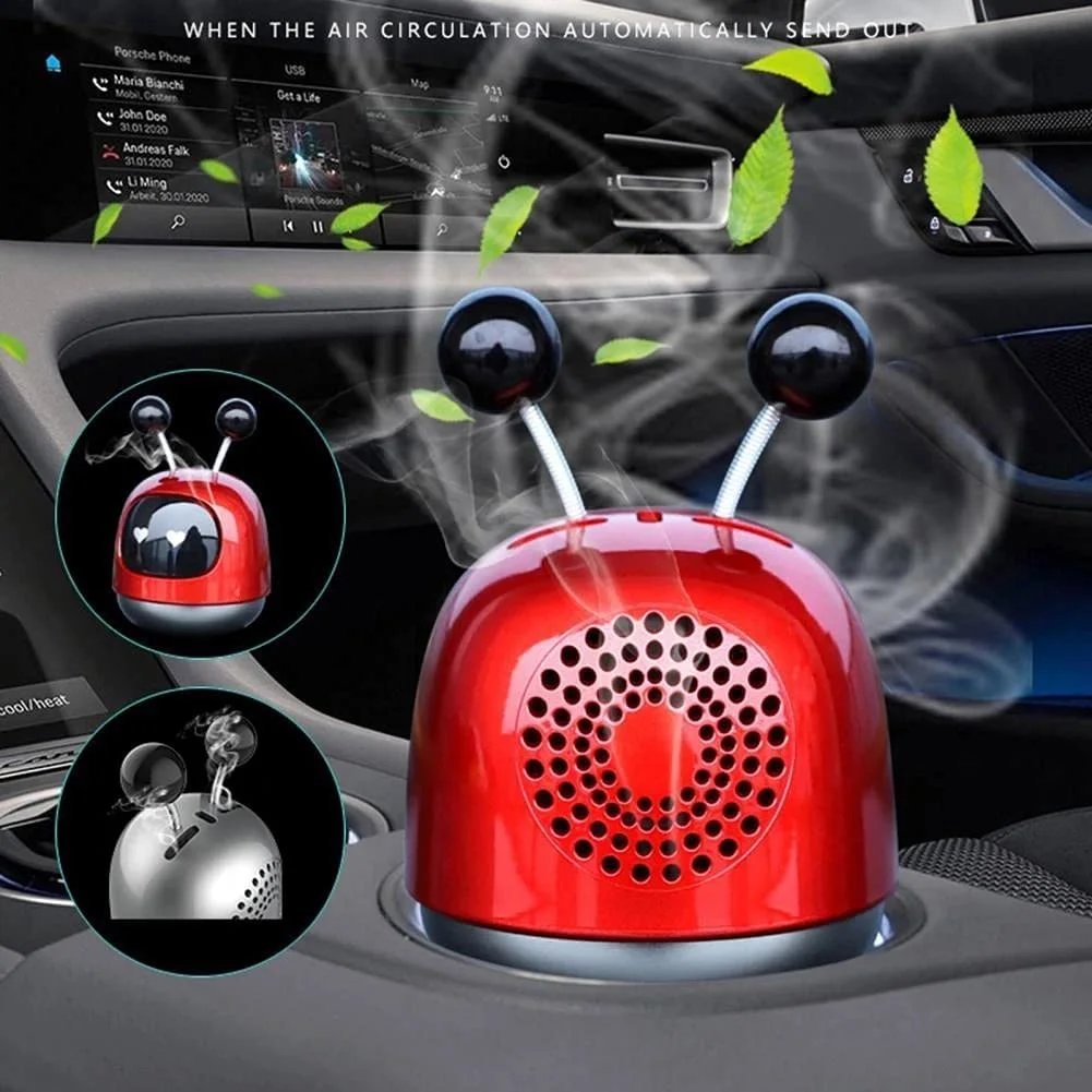 CarFrill Robot Car Dashboard Diffuser | Multi-color Air Freshener & Interior Decoration Accessory for Car, Bedroom, Living Room, Office | Aromatherapy Diffuser Ornament image 3