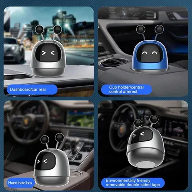 CarFrill Robot Car Dashboard Diffuser | Multi-color Air Freshener & Interior Decoration Accessory for Car, Bedroom, Living Room, Office | Aromatherapy Diffuser Ornament thumbnail 4