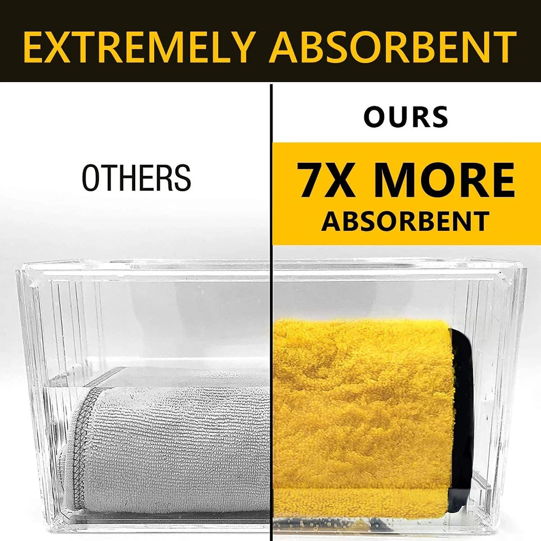 CarFrill Car Towel | Scratch Free Lint Free Auto Wash Mitt for Cars, SUVs, RVs, Trucks, Boats and Home Polishing Washing  6 Pack | Premium Detailing Wax   image 5