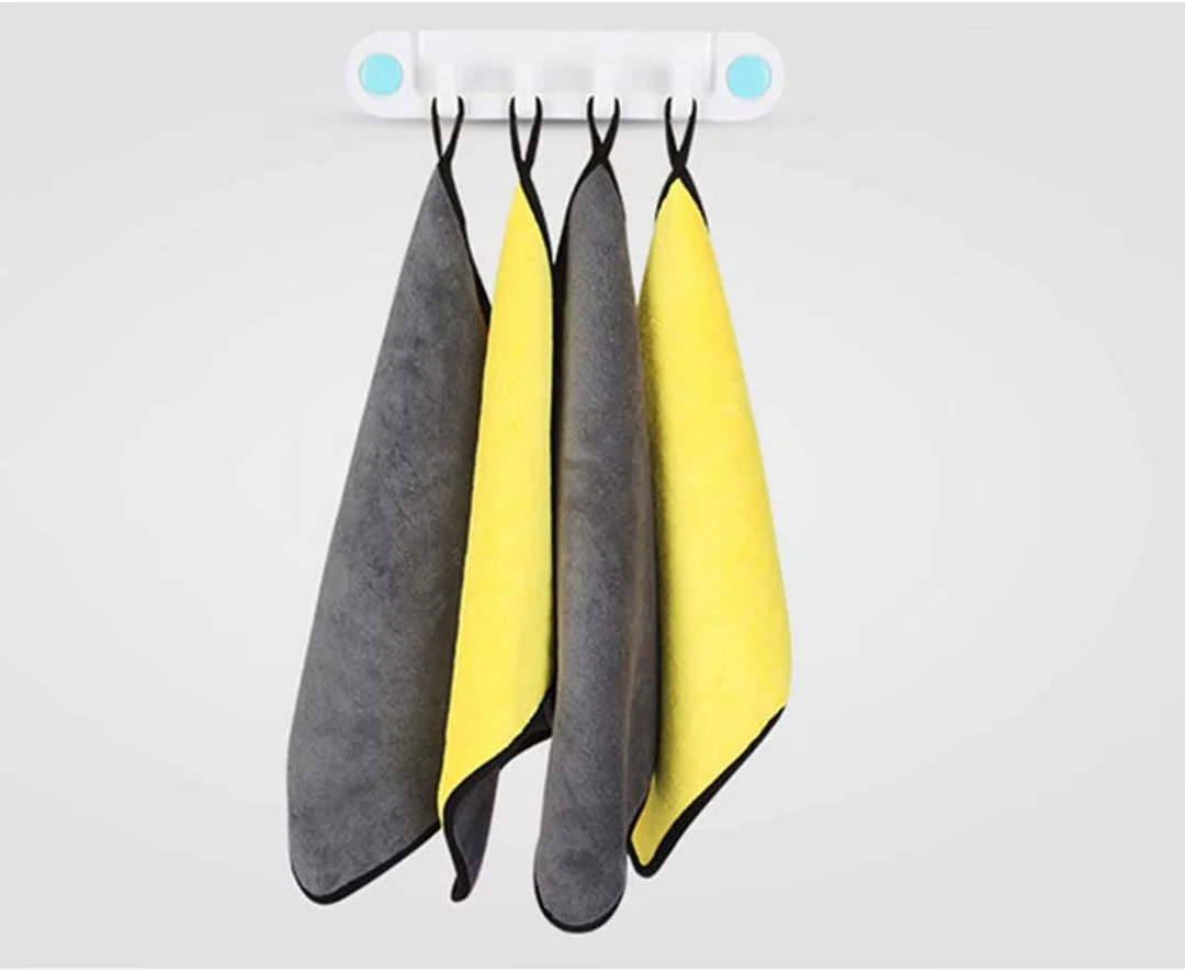 CarFrill Microfiber Car Cleaning Cloth | for Detailing & Polishing 800 GSM  Pack of 3, 45x40 cm  image 6