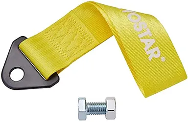 CarFrill Drift Tow Strap Hook (Yellow Universal) |Premium Towing Belt for Rally Cars, Heavy Duty Towing Strap thumbnail 3