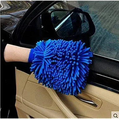 CarFrill Car Wash Mitt 2 Pack | Extra Large Size Premium Chenille Microfiber Winter Waterproof Cleaning Gloves for Car & Motorbike | Lint Free & Scratch Free thumbnail 2