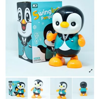 Electric Penguin Toy | Dancing Robot for Kids | Interactive Educational Toy with Light and Sound Effects for Boys & Girls by Mega Star thumbnail 0