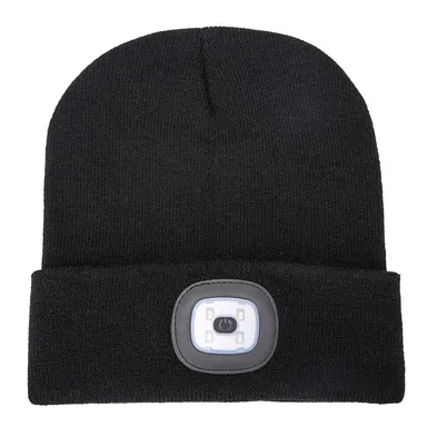 CarFrill USB Rechargeable LED Beanie Cap | Winter Knit Hat with Hands-Free Flashlight, Quick Release Headlamp Beanie | Unisex Lighting Hat for Outdoor Activities  CarFrill thumbnail 1