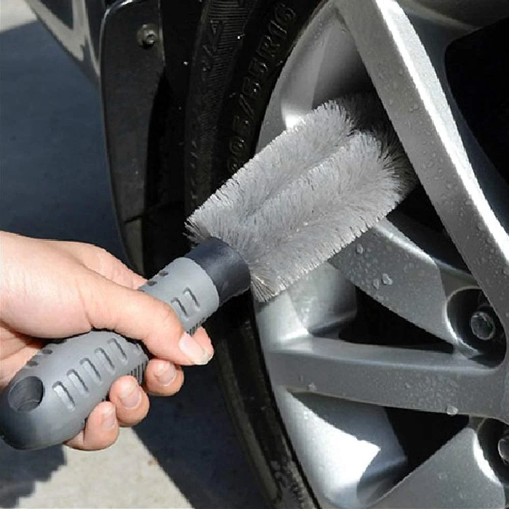 CarFrill 2 Pack Steel and Alloy Wheel Cleaning Brush Set | Rim & Tire Brush Cleaner for Car, Motorcycle & Bicycle | Durable Cleaning Tools by CarFrill image 6