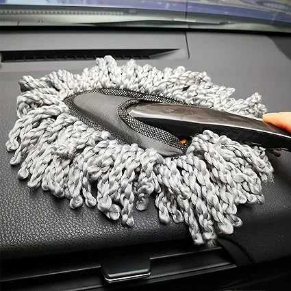 CarFrill Super Soft Microfiber Car Dash Duster Brush |Car Cleaning, Home Kitchen, and Computer Dusting Tool image 3