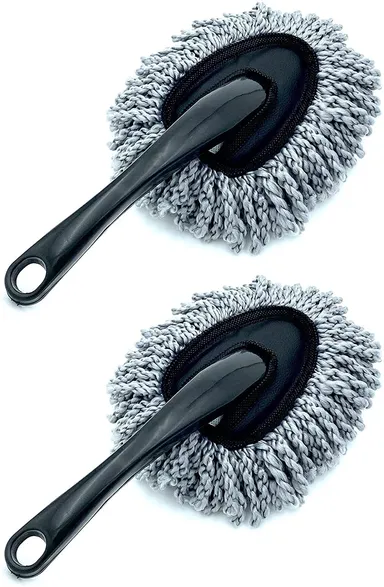 CarFrill 2pk Microfiber Car Duster Brush  Scratch-Free | Washable Interior & Exterior Cleaning Tool (Pack of 2) thumbnail 0