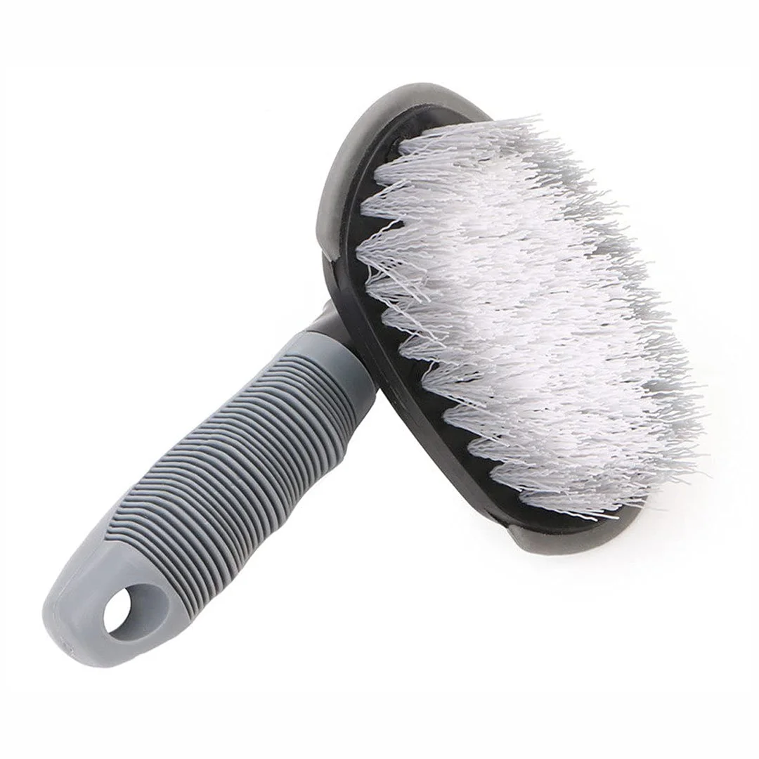 Car Wheel Cleaning Brush-Car Frill Tire Rim Scrub Brush for Alloy Wheels & Soft Brush Cleaner for Car Rims image 4