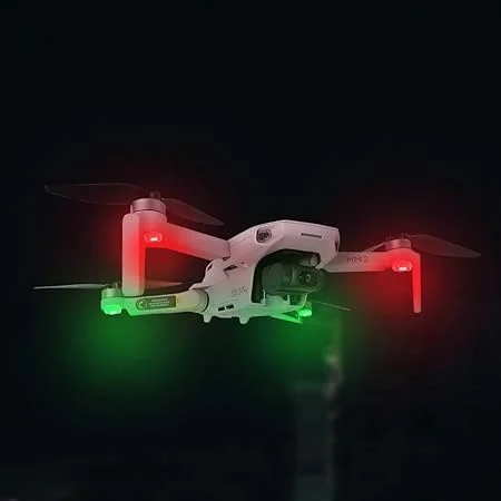 CarFrill Drone Strobe LED Lights | Anti Collision USB Rechargeable Tail Lights for DJI Mini, Mavic Air 2 Pro, Phantom, Inspire, Zoom & Motorcycle | 4 Colors, 22 Modes image 2