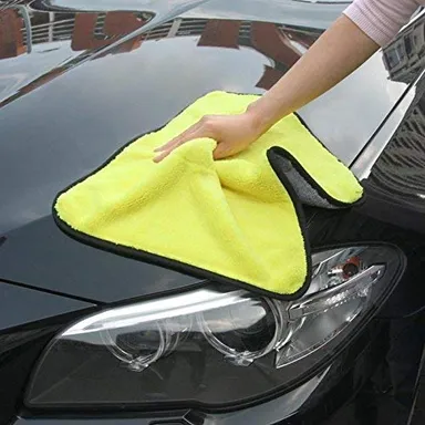 CarFrill Microfiber Cloth for Car Cleaning and Detailing | Dual Sided, Extra Thick Plush Microfiber Towel Lint Free, 800 GSM, CarFrill thumbnail 3