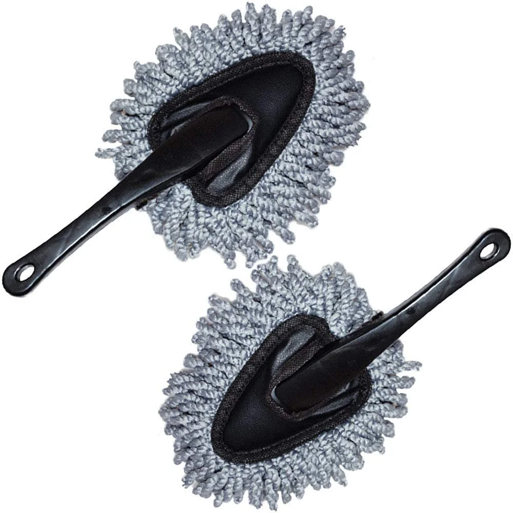 CarFrill 2 Pack Super Soft Microfiber Car Dash Duster Brush | Car Cleaning Brush, Kitchen and Computer Dusting Tool image 1