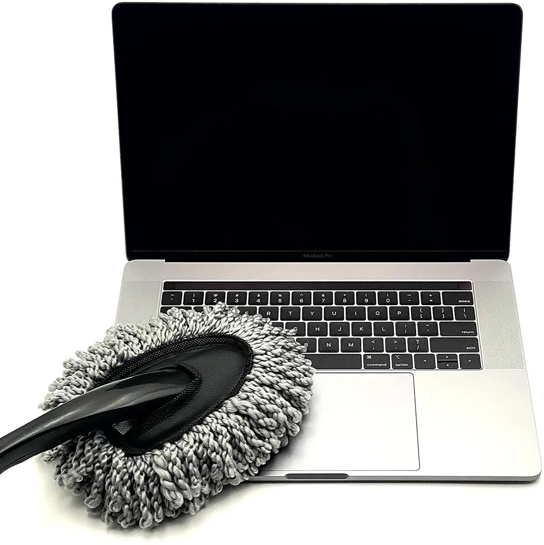 CarFrill 2 Pack Super Soft Microfiber Car Dash Duster Brush | Car Cleaning Brush, Kitchen and Computer Dusting Tool image 5