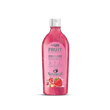Lozalo Fruit Pet Shampoo 500ml| Strawberry | pH Balanced| Paraben Free Shampoo for Dogs & Cats | Brightening with Shikakai Extract image 2