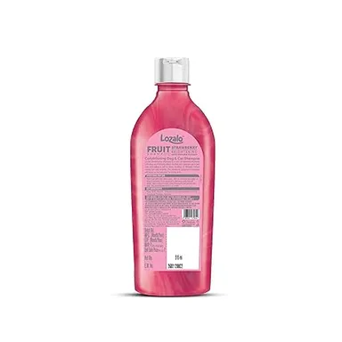 Lozalo Fruit Pet Shampoo 500ml| Strawberry | pH Balanced| Paraben Free Shampoo for Dogs & Cats | Brightening with Shikakai Extract thumbnail 2