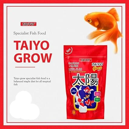 Taiyo Pink Fish Food Combo Pack 1kg & 100gm - High Nutritional Aquarium Food for All Fish, Promotes Growth, Enhances Color, Non-Water Fouling, Rich in Vitamin C & E image 5