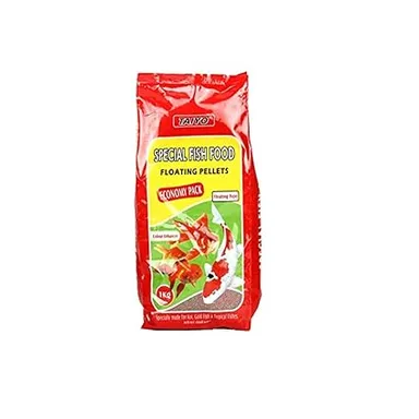 Taiyo Pink Fish Food Combo Pack 1kg & 100gm - High Nutritional Aquarium Food for All Fish, Promotes Growth, Enhances Color, Non-Water Fouling, Rich in Vitamin C & E