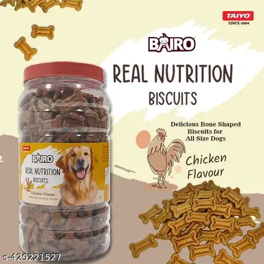 Premium Dog Treat Biscuit Chicken Flavour 500g  2 Combo Pack | All Life Stages Biscuits |Healthy Bone Shaped Biscuits for All Size Dogs  thumbnail 1
